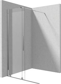 Ścianka prysznicowa walk-in - przesuwna - KTJ_032R - Zdjęcie produktowe