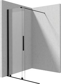 Shower wall, walk-in - sliding - KTJ_N32R - Zdjęcie produktowe