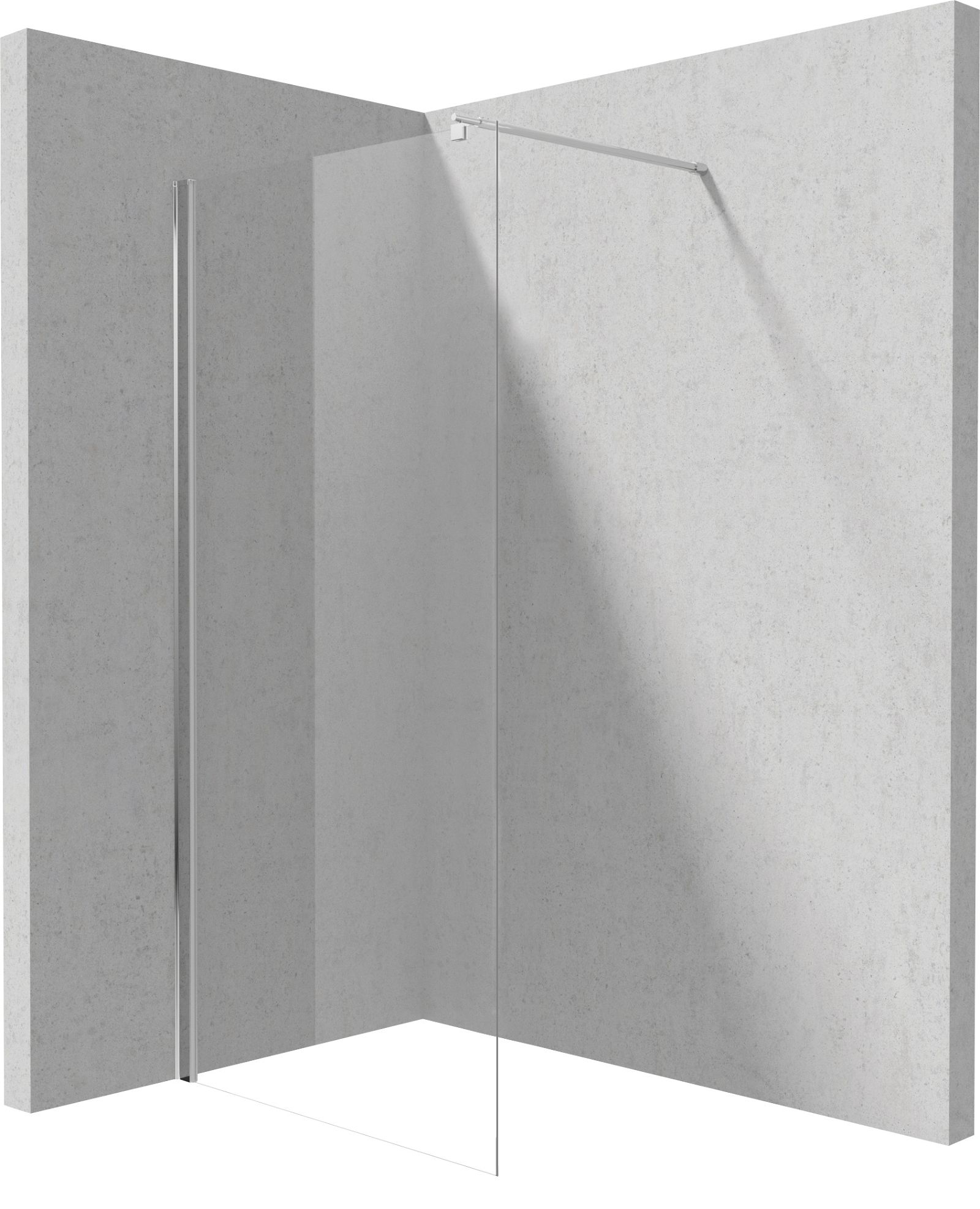 Ścianka prysznicowa / walk-in systemu Kerria Plus 100 cm - KTS_030P - Główne zdjęcie produktowe