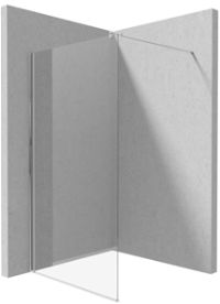 Shower wall / walk-in, Kerria Plus system, 110 cm - KTS_031P - Główne zdjęcie produktowe