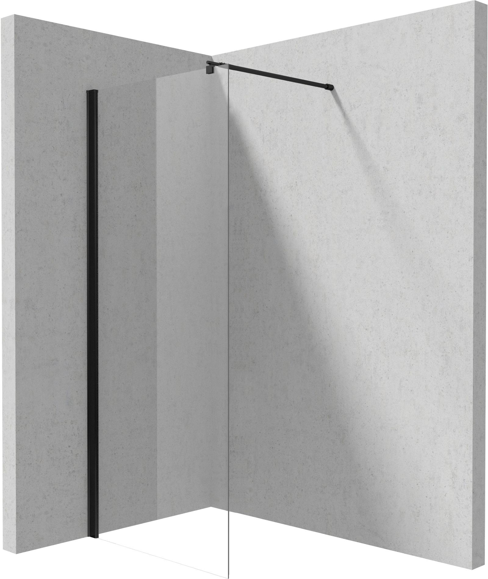 Shower wall / walk-in, Kerria Plus system, 80 cm - KTS_N38P - Główne zdjęcie produktowe