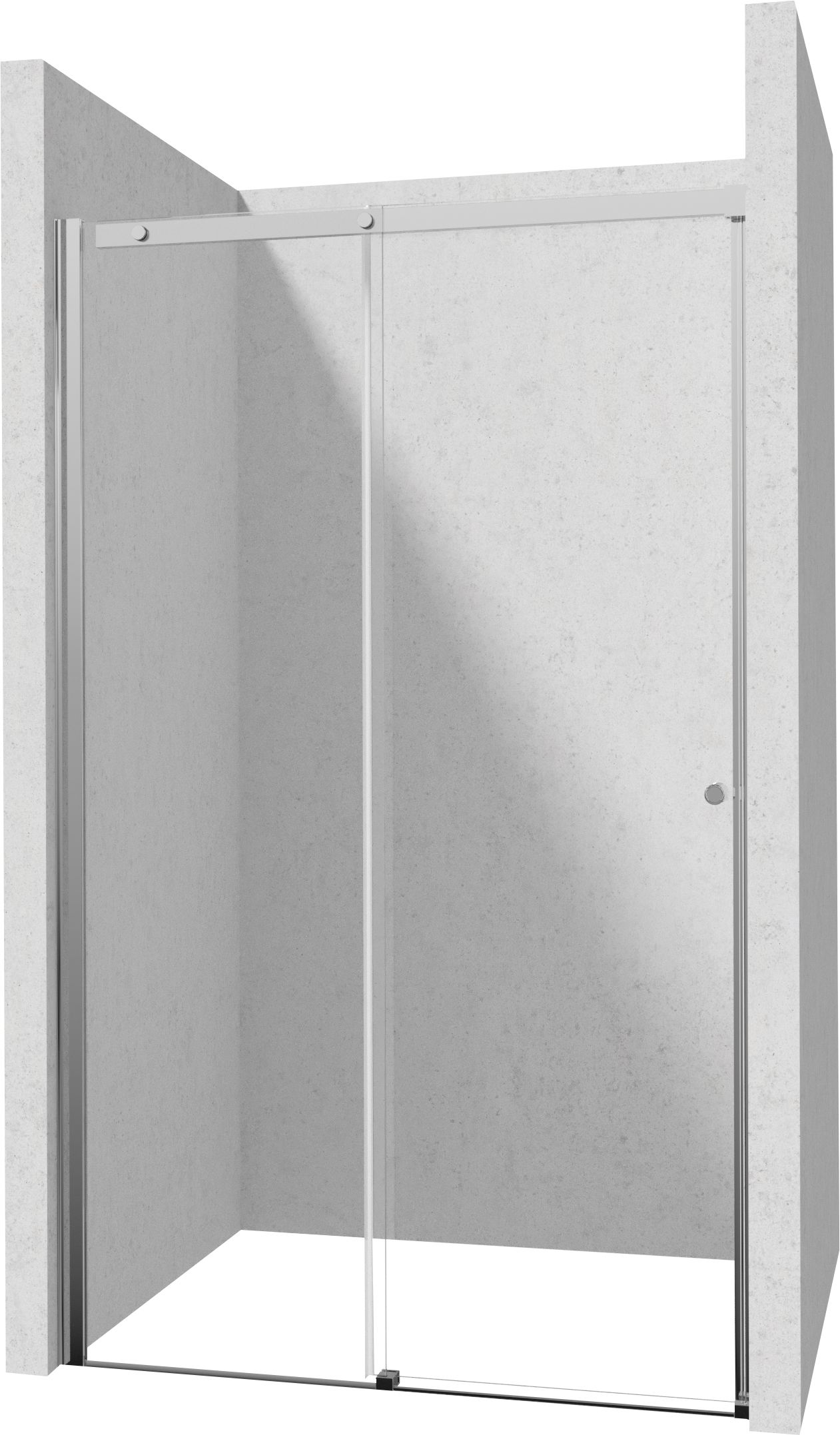 Drzwi prysznicowe 160 cm - przesuwne - KTSP016P - Główne zdjęcie produktowe