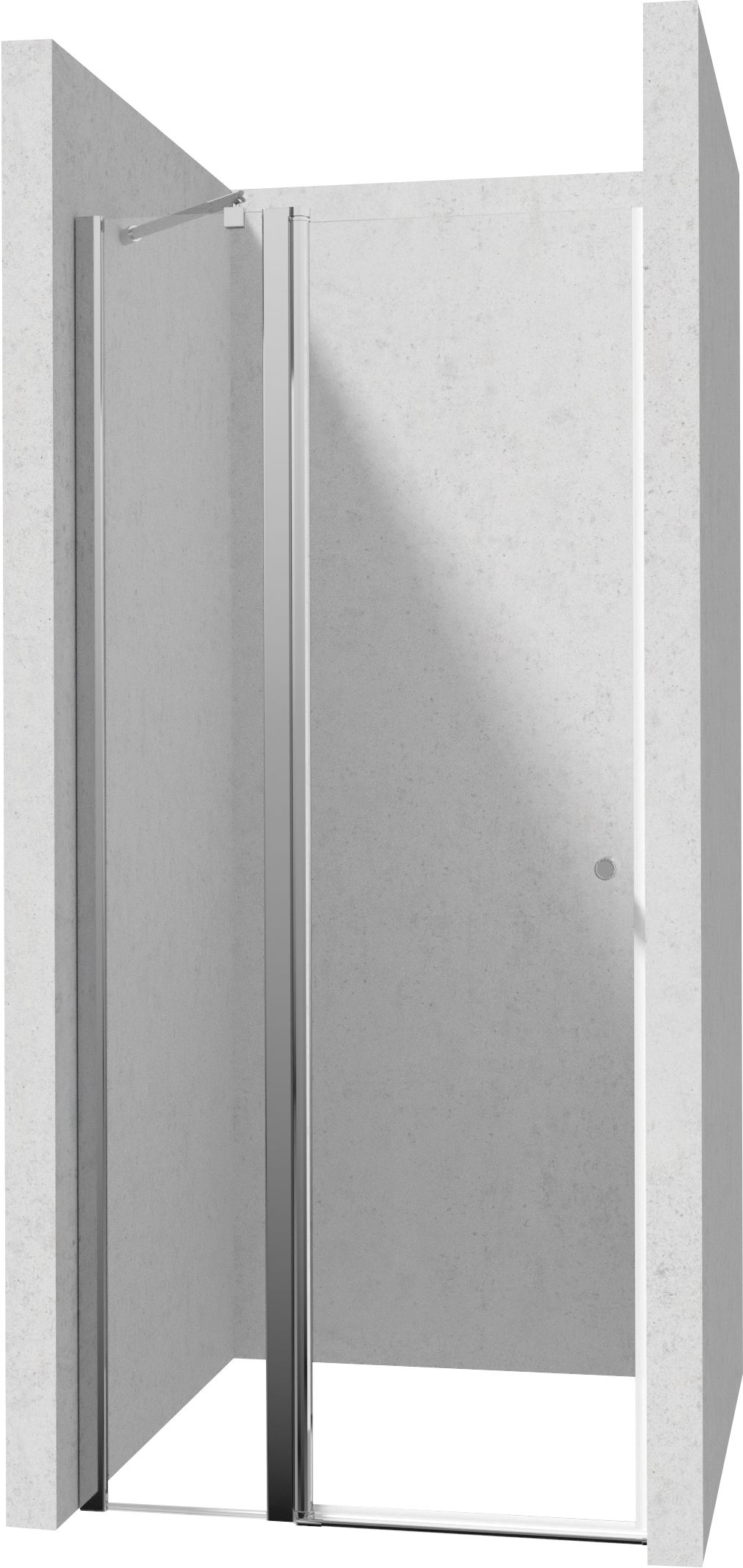 Drzwi prysznicowe 80 cm - uchylne - KTSU042P - Główne zdjęcie produktowe