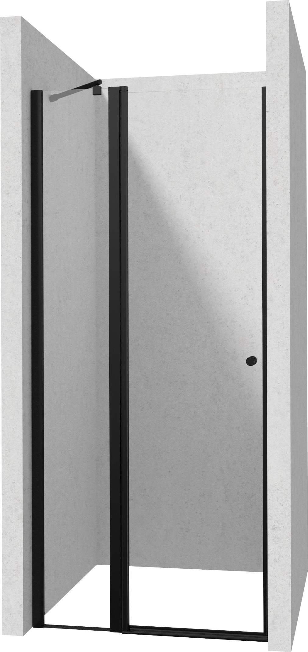 Drzwi prysznicowe 100 cm - uchylne - KTSUN43P - Główne zdjęcie produktowe