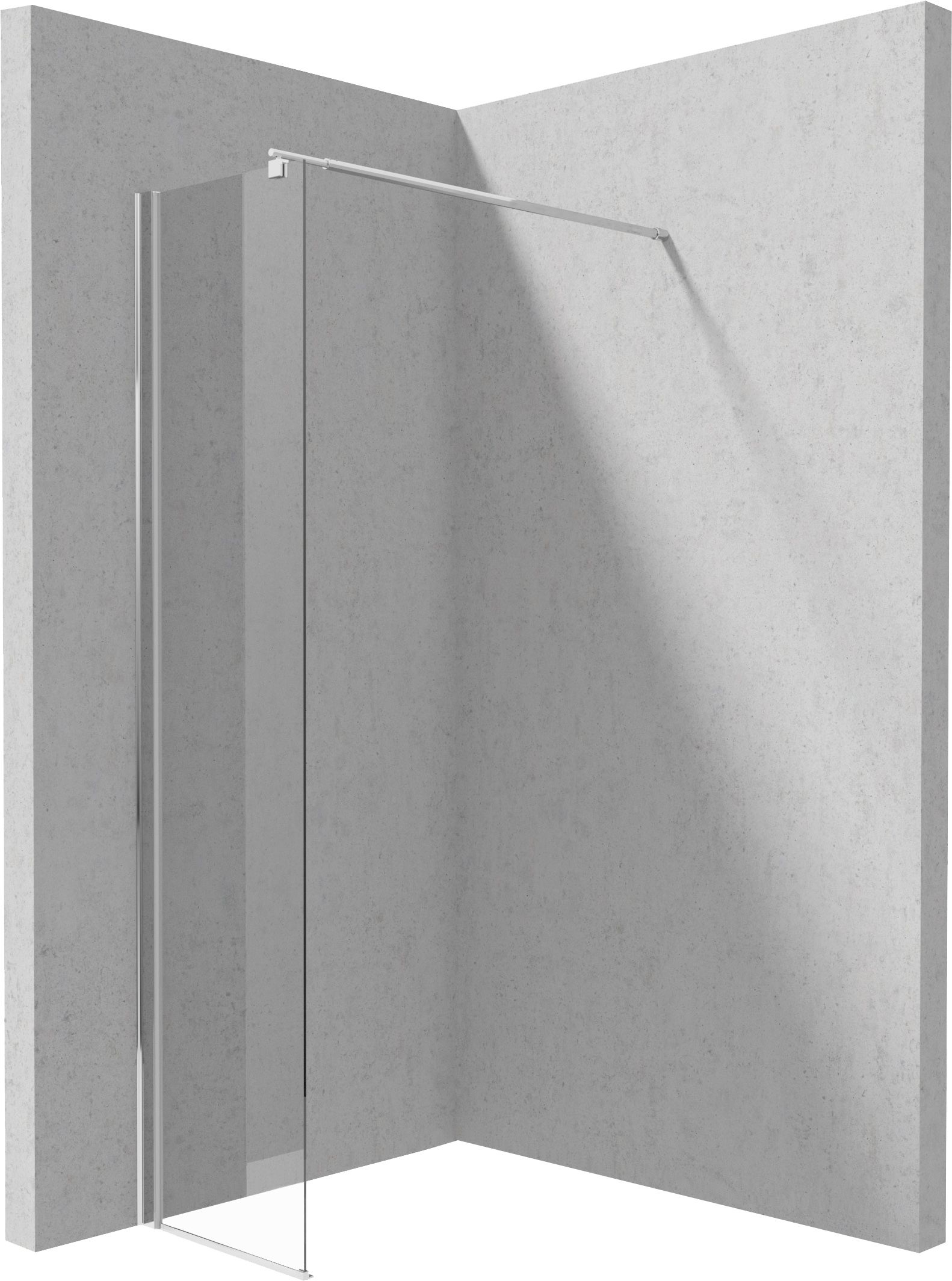 Shower wall / walk-in, Kerria Plus system - 40 cm - KTS_084P - Główne zdjęcie produktowe