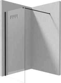 Kabina prysznicowa walk-in 100 cm - KQM_N30P - Główne zdjęcie produktowe