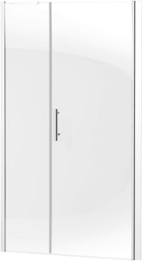 Drzwi prysznicowe wnękowe 120 cm - uchylne - KTM_014P - Główne zdjęcie produktowe