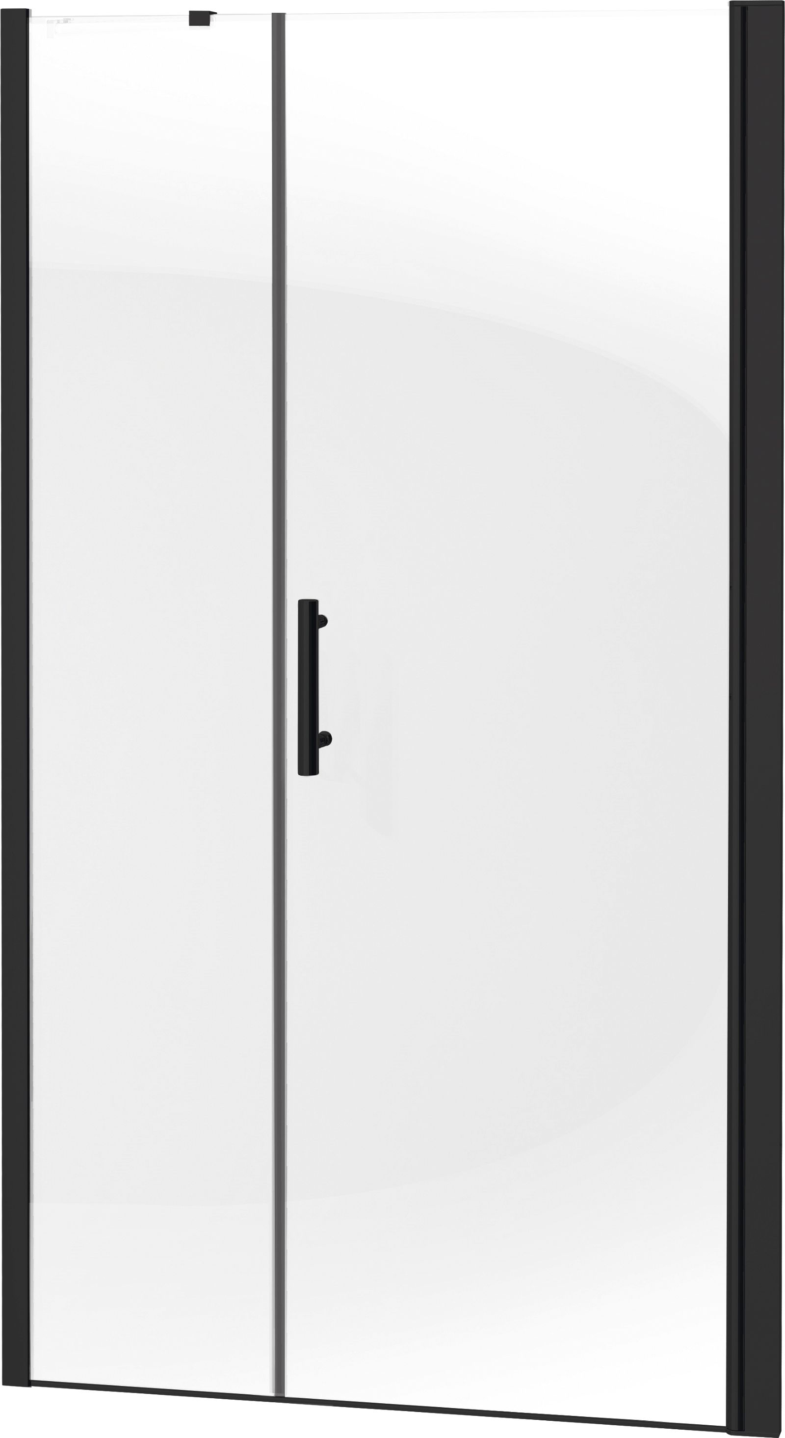 Shower doors, recessed, 90 cm - hinged - KTM_N11P - Główne zdjęcie produktowe