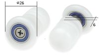 Rollers, single, for 6 mm glass - XKCE1RE02 - Zdjęcie produktowe
