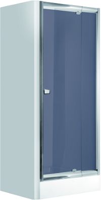 Drzwi prysznicowe wnękowe - uchylne - KDZ_411D - Główne zdjęcie produktowe
