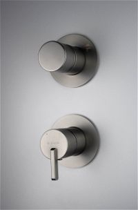 Concealed shower set, with a fixed shower head - NQS_D9XK - Zdjęcie produktowe