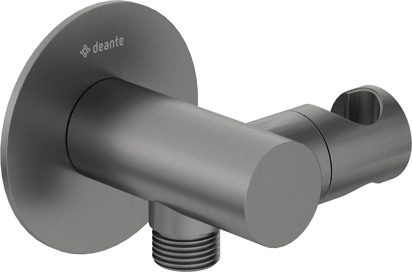 Cot conector pentru furtun, rotund, cu mâner pentru dușul de mână - NQS_D57K - Główne zdjęcie produktowe