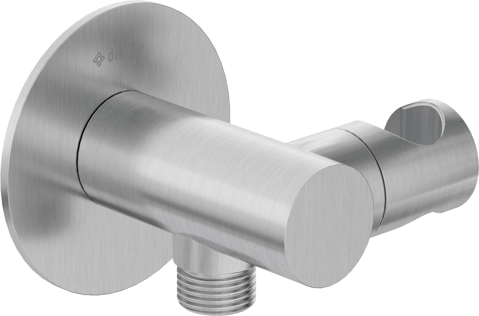 Cot conector pentru furtun, rotund, cu mâner pentru dușul de mână - NQS_F57K - Główne zdjęcie produktowe