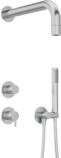 Zestaw prysznicowy podtynkowy z główką prysznicową - NQS_F9XK - Główne zdjęcie produktowe