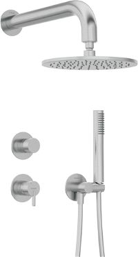 Concealed shower set, with a shower head - NQS_F9YK - Główne zdjęcie produktowe