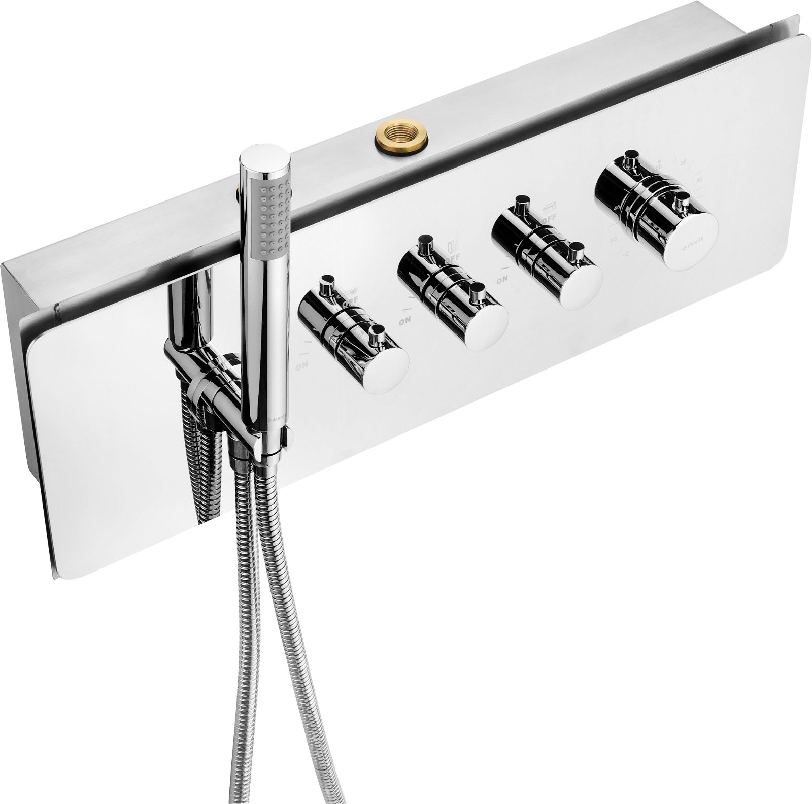 Shower mixer, concealed, with shower set - thermostatic - NAC_09CT - Główne zdjęcie produktowe