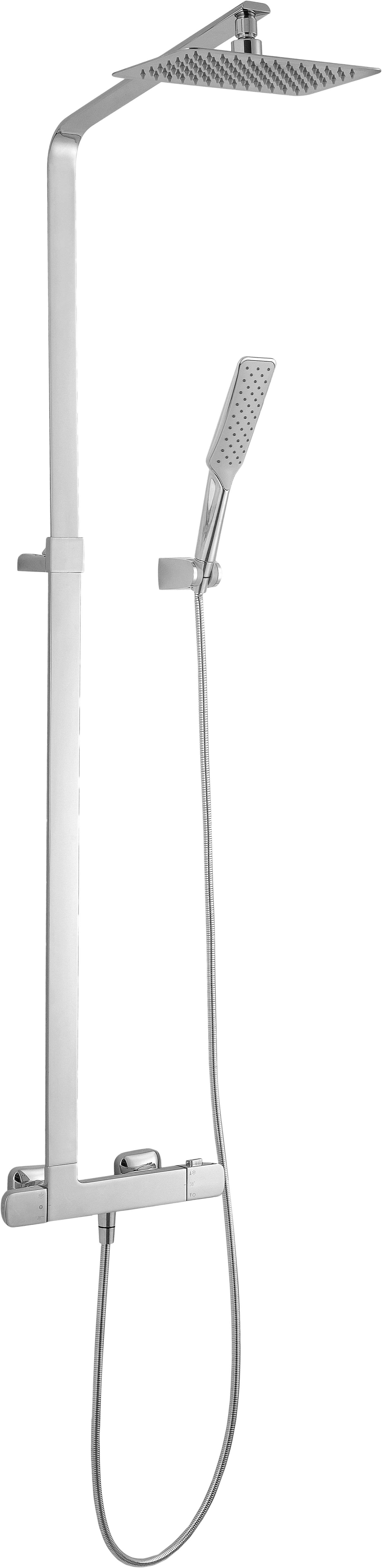 Shower column, with shower mixer, thermostatic - NAC_017T - Główne zdjęcie produktowe
