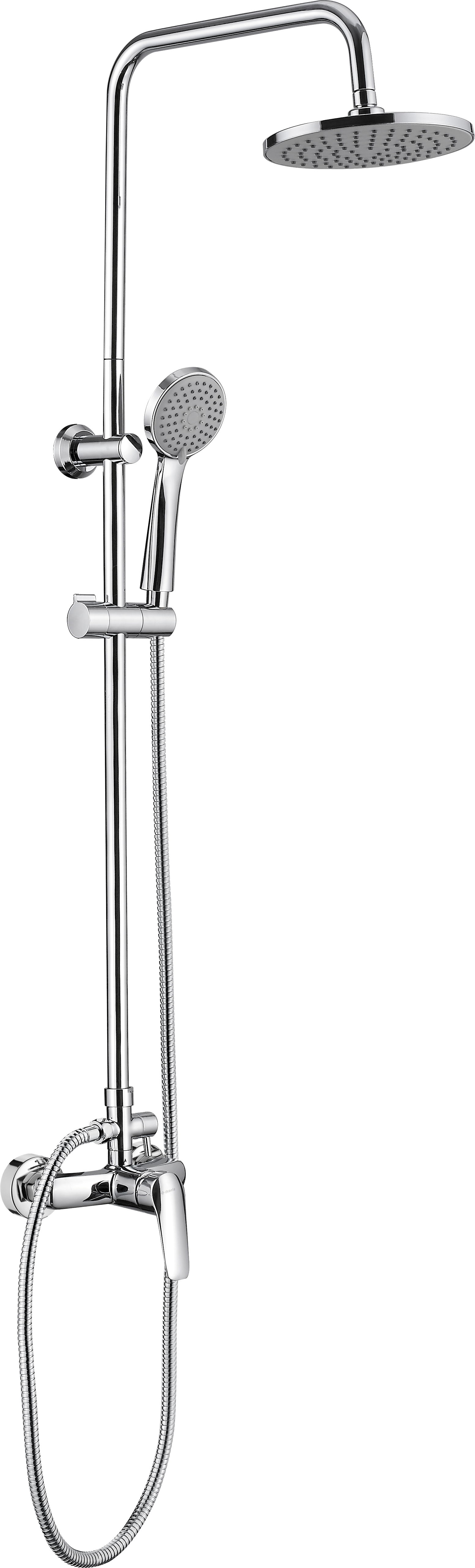 Shower column, 3-function - with mixer tap - NER_01RK - Główne zdjęcie produktowe