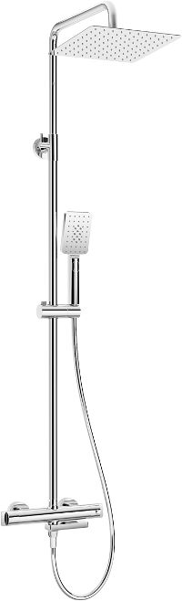 Shower column, with bathtub mixer, thermostatic - NAC_01HT - Zdjęcie produktowe