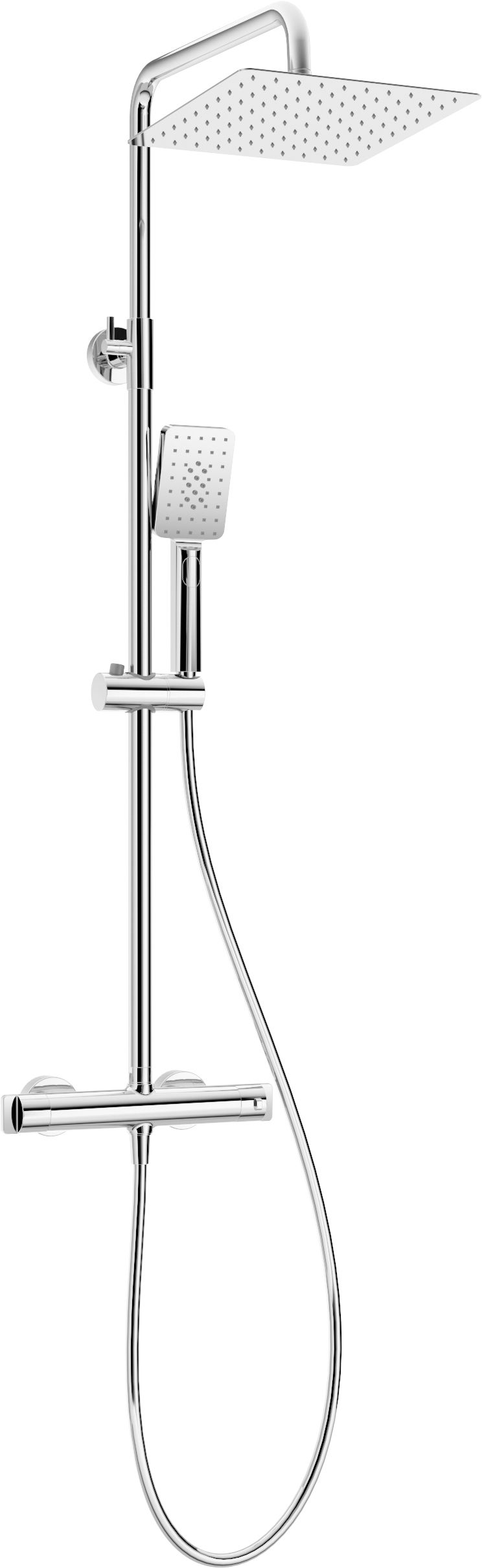 Deszczownica z baterią prysznicową termostatyczną - NAC_04HT - Główne zdjęcie produktowe