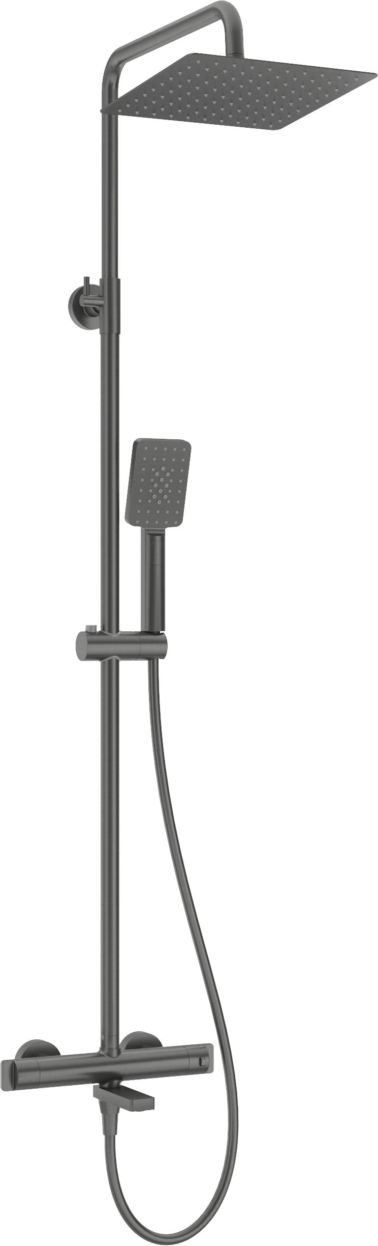Deszczownica z baterią wannową termostatyczną - NAC_D1HT - Główne zdjęcie produktowe