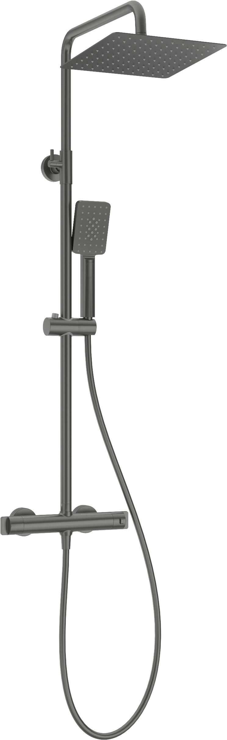 Shower column, with shower mixer, thermostatic - NAC_D4HT - Główne zdjęcie produktowe