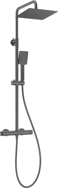 Shower column, with shower mixer, thermostatic - NAC_D4HT - Główne zdjęcie produktowe