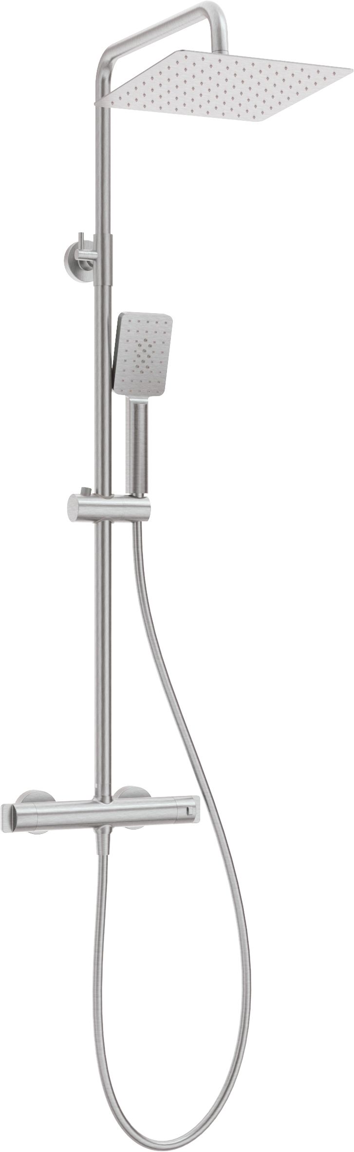 Shower column, with shower mixer, thermostatic - NAC_F4HT - Główne zdjęcie produktowe