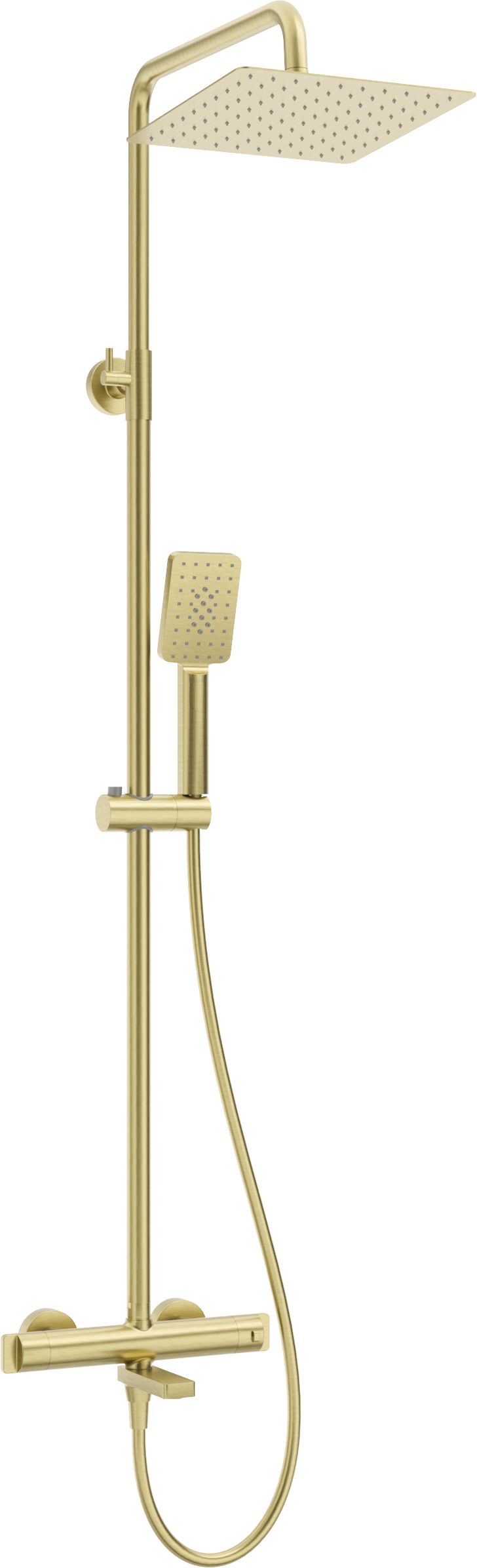 Shower column, with bathtub mixer, thermostatic - NAC_R1HT - Główne zdjęcie produktowe