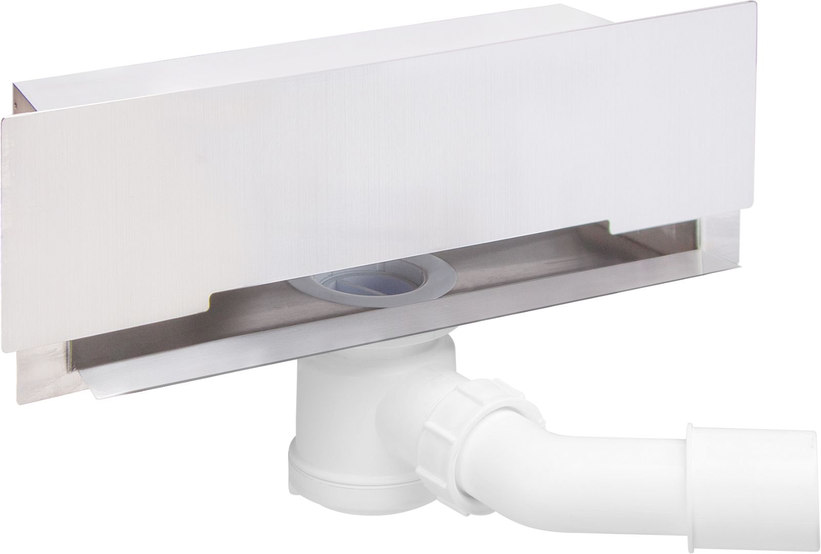 Linear drain, wall-mounted, 30 cm - full grate - KOW_003D - Główne zdjęcie produktowe