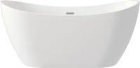 Acrylic bathtub, freestanding, oval - 170 cm - KDA_017V - Zdjęcie produktowe