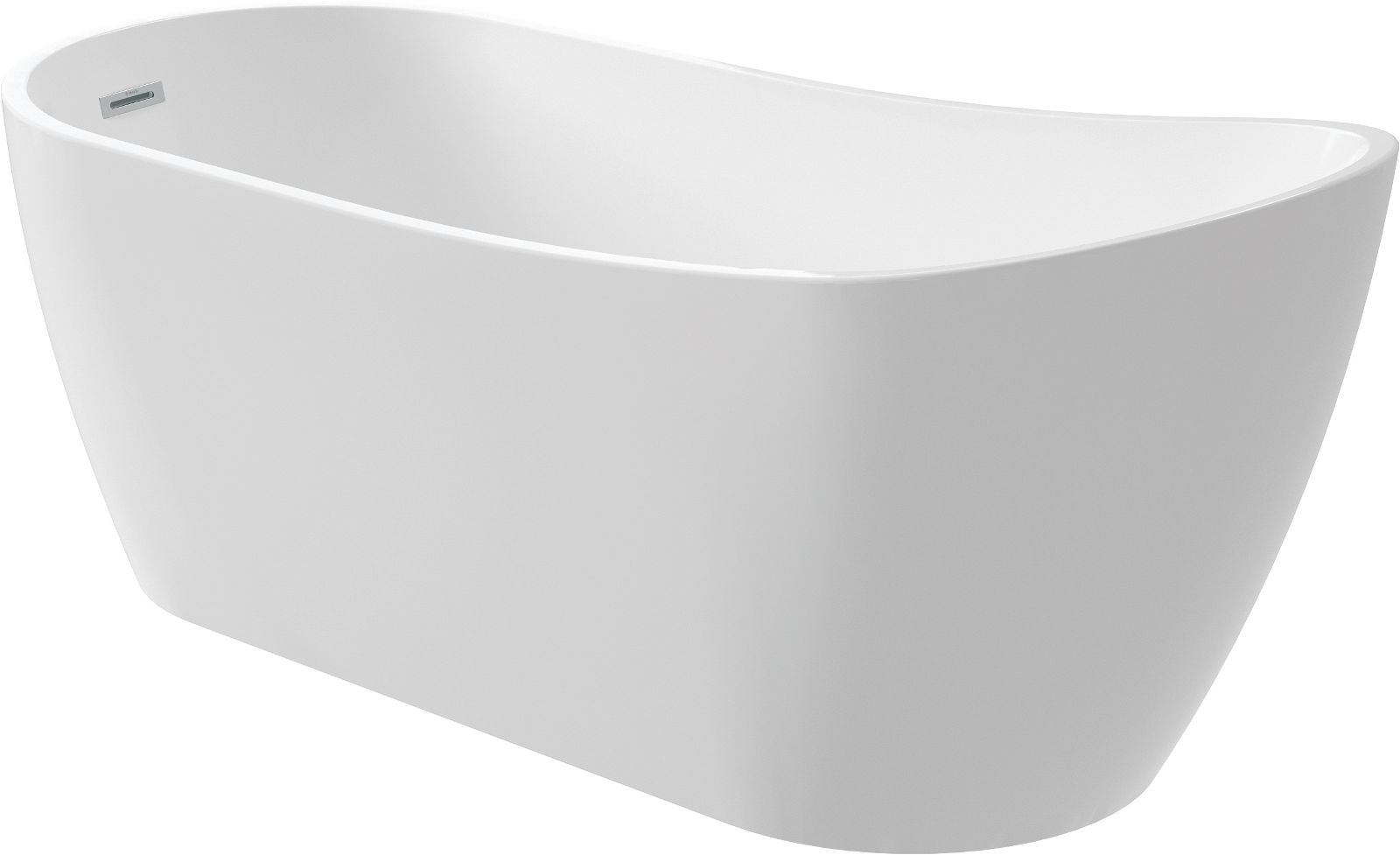 Акриловая ванна, отдельностоящая, овальная - 170 см - KDA_017W - Główne zdjęcie produktowe
