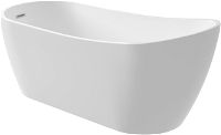 Акриловая ванна, отдельностоящая, овальная - 150 см - KDA_015W - Główne zdjęcie produktowe