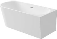 Acrylic bathtub, corner/free-standing, right - 160 cm - KDS_016P - Główne zdjęcie produktowe