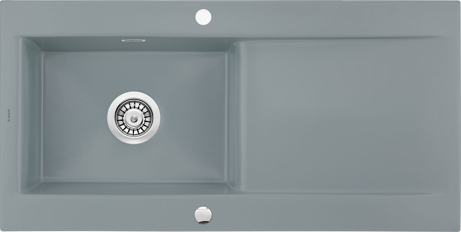 Ceramic sink, 1-bowl with drainer - ZCB_3113 - Główne zdjęcie produktowe