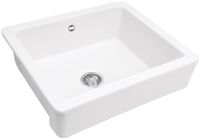 Ceramic sink, 1-bowl, farmhouse - ZCB_610H - Główne zdjęcie produktowe