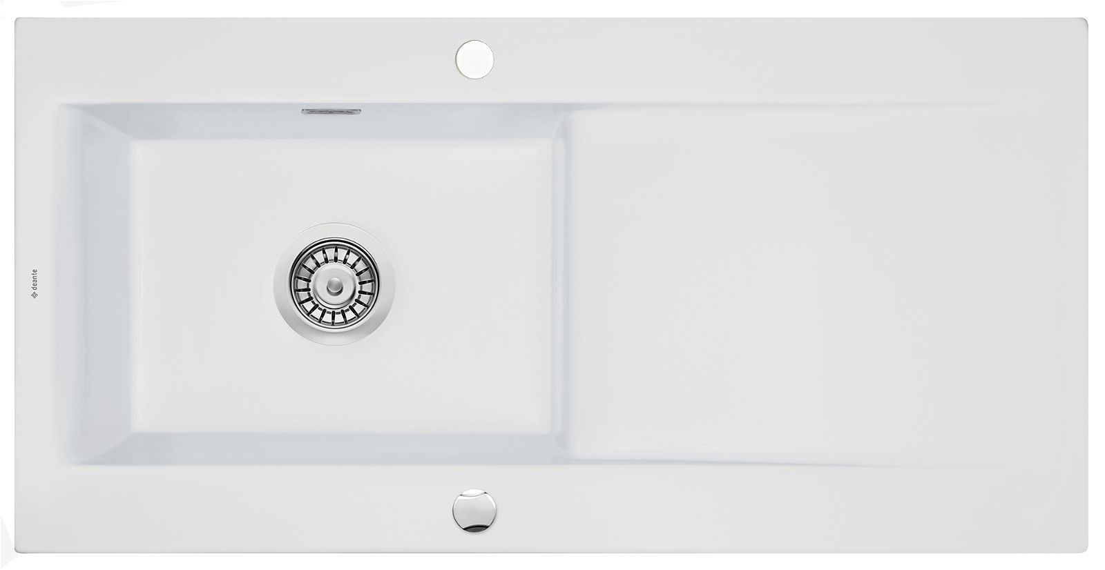 Ceramic sink, 1-bowl with drainer - ZCB_A113 - Główne zdjęcie produktowe