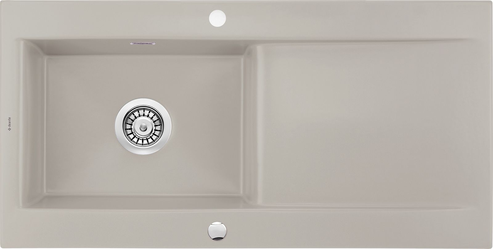 Ceramic sink, 1-bowl with drainer - ZCB_C113 - Główne zdjęcie produktowe