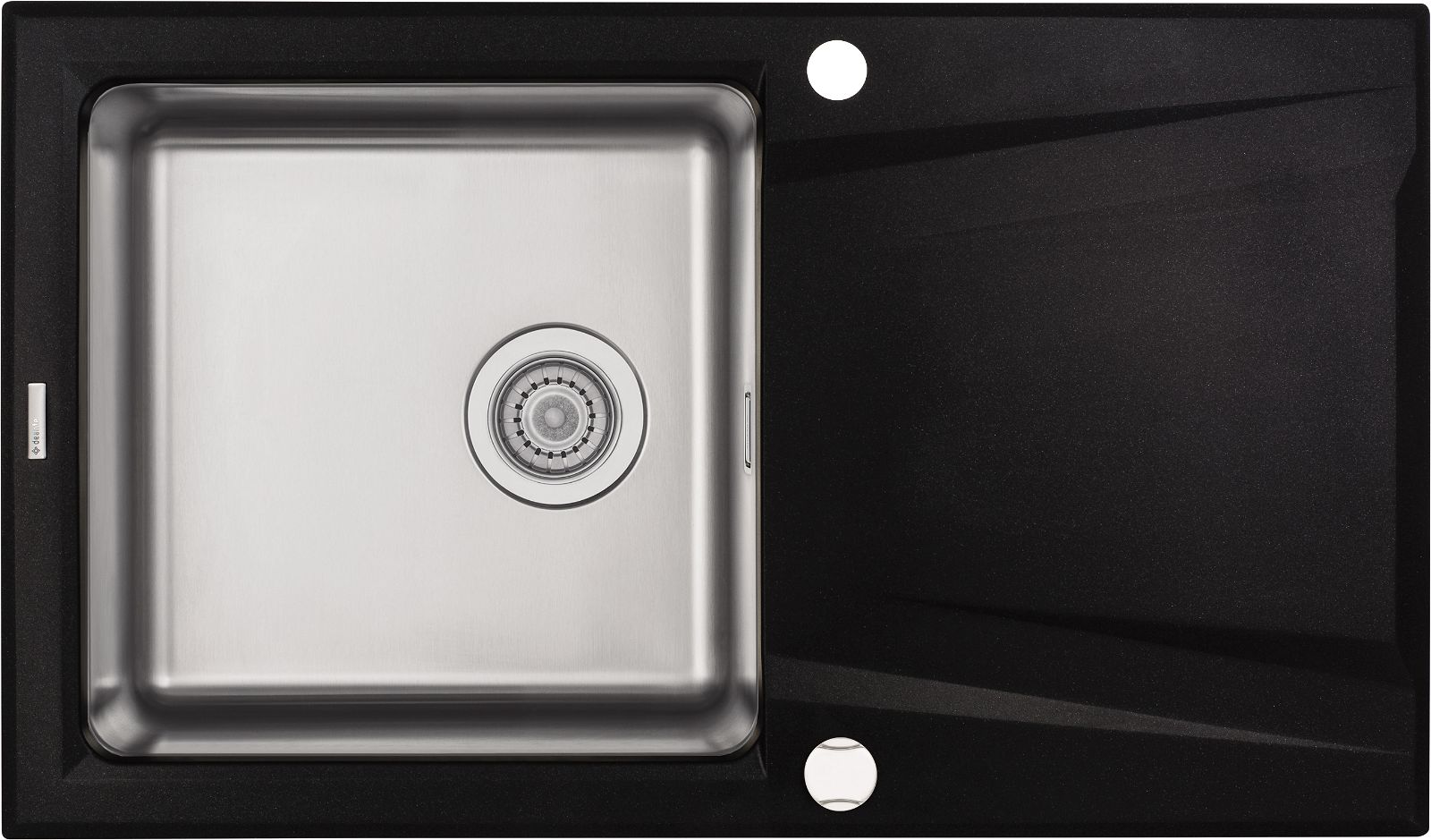 Granite-steel sink, 1-bowl with drainer - ZSR_G113 - Główne zdjęcie produktowe