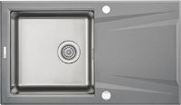 Granite-steel sink, 1-bowl with drainer - ZSR_S113 - Główne zdjęcie produktowe