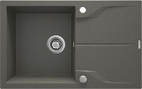 Granite sink, 1-bowl with drainer - ZQN_T113 - Główne zdjęcie produktowe