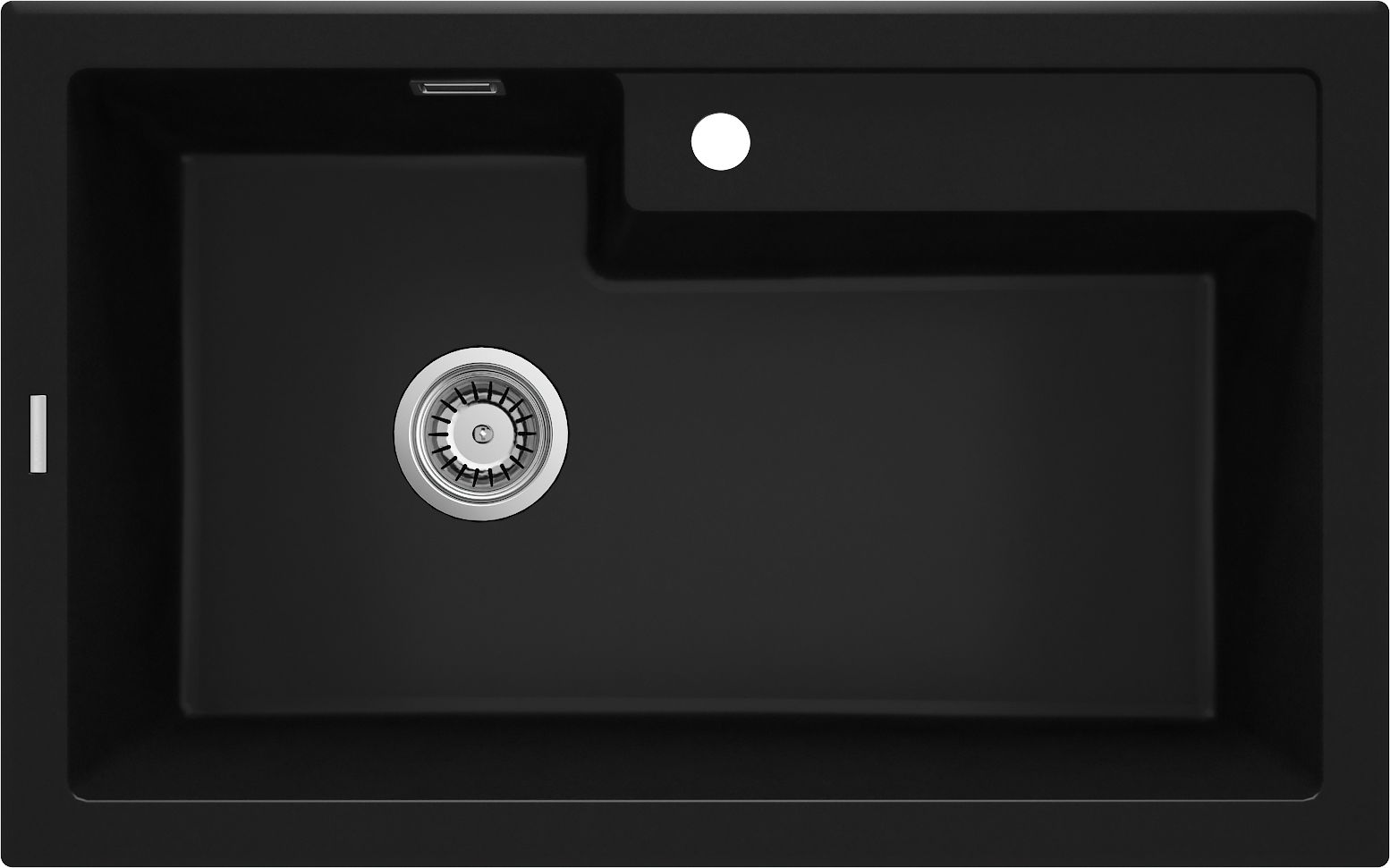 Granite sink, 1-bowl - ZQE_N10B - Główne zdjęcie produktowe