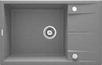 Гранітна кухонна раковина, 1-камерний з сушаркою - ZQE_S11B - Główne zdjęcie produktowe