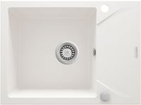 Granite sink, 1-bowl with drainer - ZQJ_A11A - Główne zdjęcie produktowe