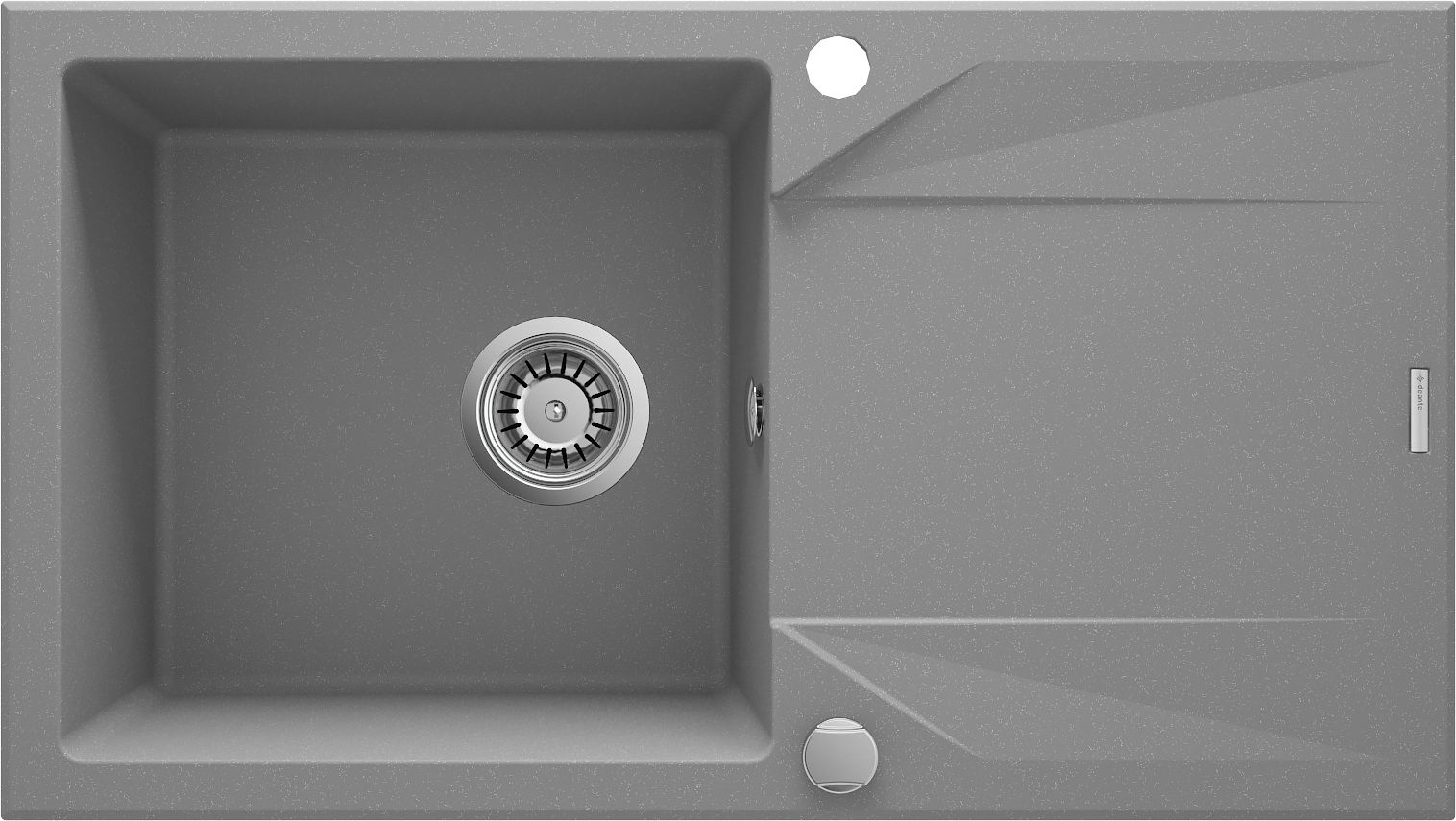 Granite sink, 1-bowl with drainer - ZQJ_S113 - Główne zdjęcie produktowe