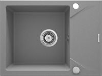 Granite sink, 1-bowl with drainer - ZQJ_S11A - Główne zdjęcie produktowe