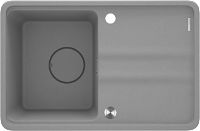 Гранітна кухонна раковина, 1-камерний з сушаркою - ZKM_S11A - Główne zdjęcie produktowe