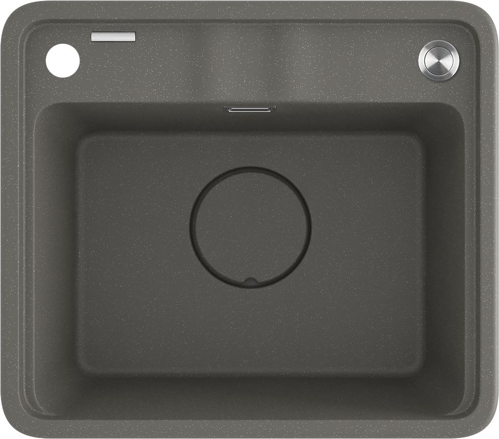 Гранітна кухонна раковина, 1-камерний - ZKM_T103 - Główne zdjęcie produktowe