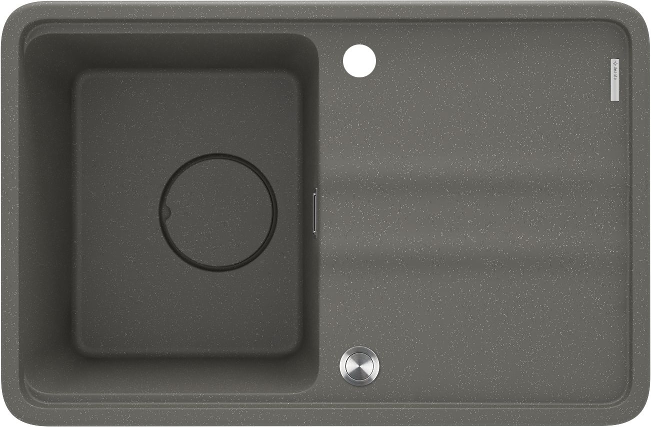 Granitspülbecken, 1-Becken mit Abtropffläche - ZKM_T11A - Główne zdjęcie produktowe