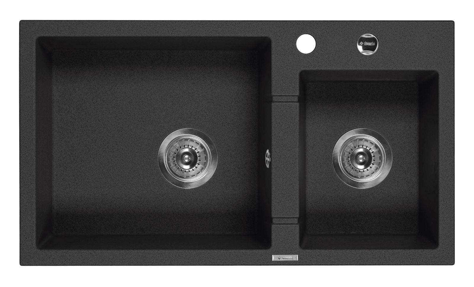 Granite sink, 2-bowl - Space-Saver - ZQI_2203 - Główne zdjęcie produktowe